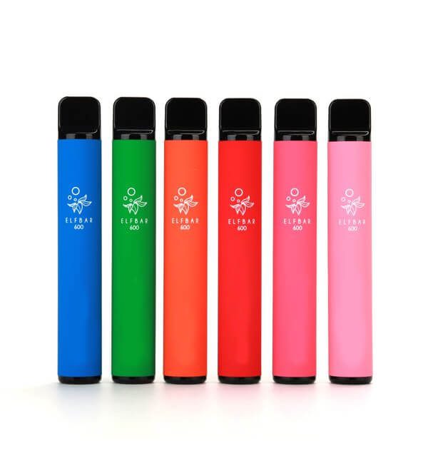 Box Of 10 Elf Bar 600 Puffs No Nicotine Wholesale Cheap