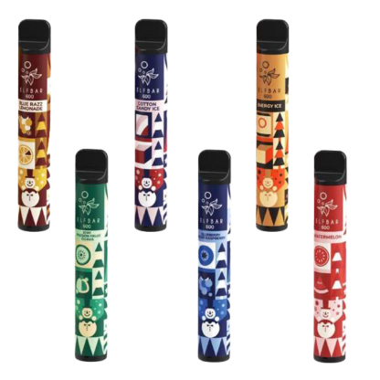 Elf Bar 600 Puffs Lux Christmas Edition Disposable Vape Box Of 10