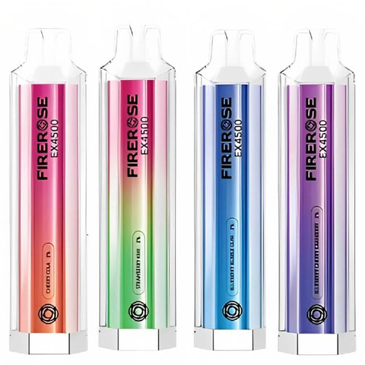 Elux Firerose EX4500 Puffs | 40+ Flavours | Cheap Price