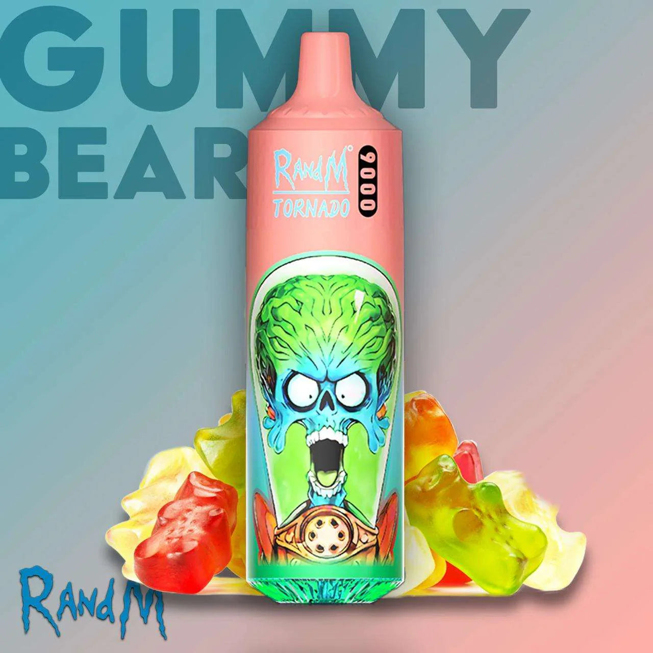 Gummy Bear RandM Tornado 9000 Disposable Vape