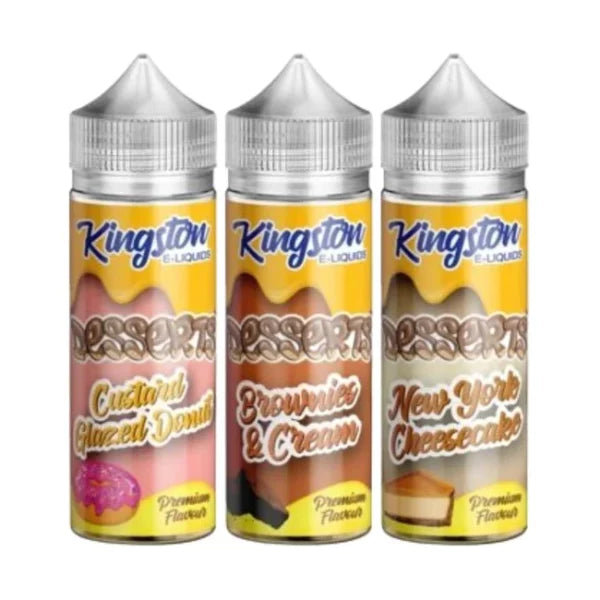 Kingston Shortfill Dessert Range 100ml E-Liquid