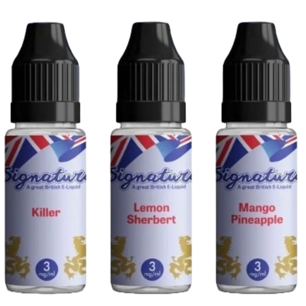 Pack Of 10 Signature 10ml E-Liquid