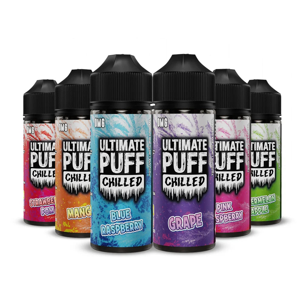 Ultimate Puff Shortfill Chilled Range 100ml E-Liquid