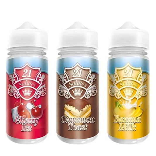 21 Salutes Shortfill 100ml E-Liquid