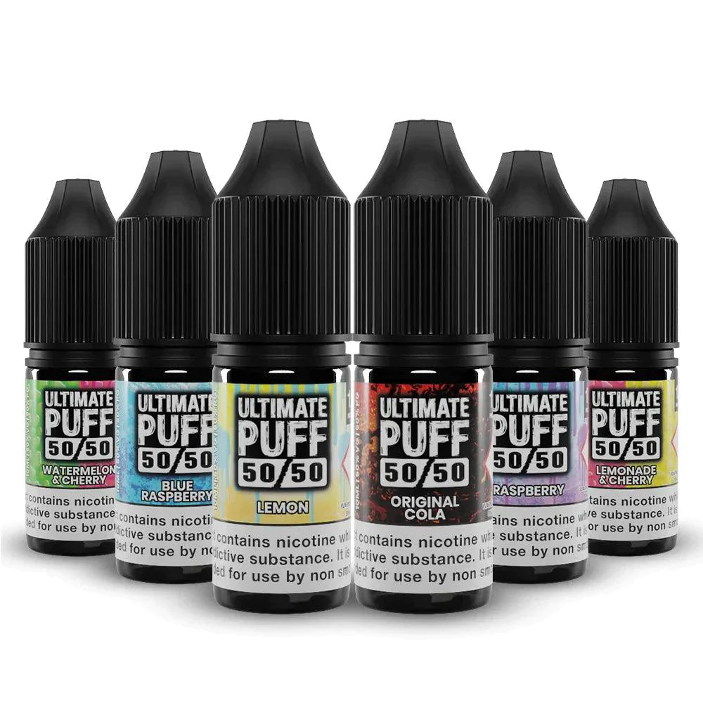 Pack Of 10 Ultimate Puff 10ml E-Liquid